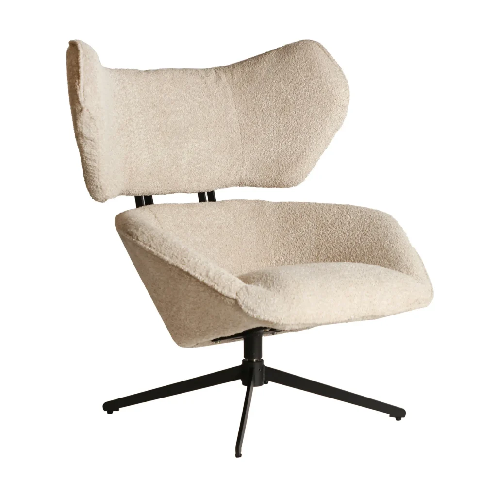 SILLÓN GIRATORIO BOUCLÉ PRIVAS