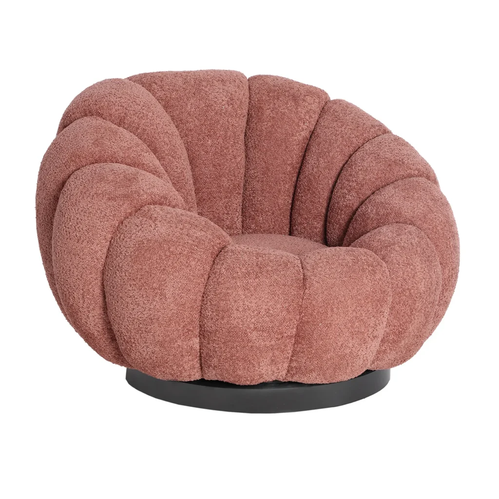 SILLÓN GIRATORIO BOUCLÉ AYENT